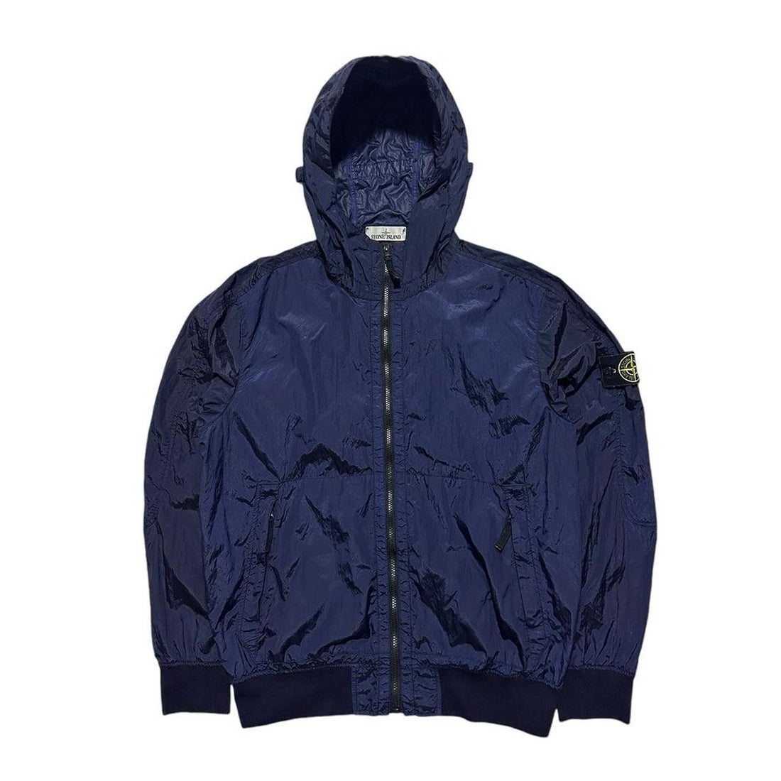 Stone Island Blue Nylon Watro Jacket
