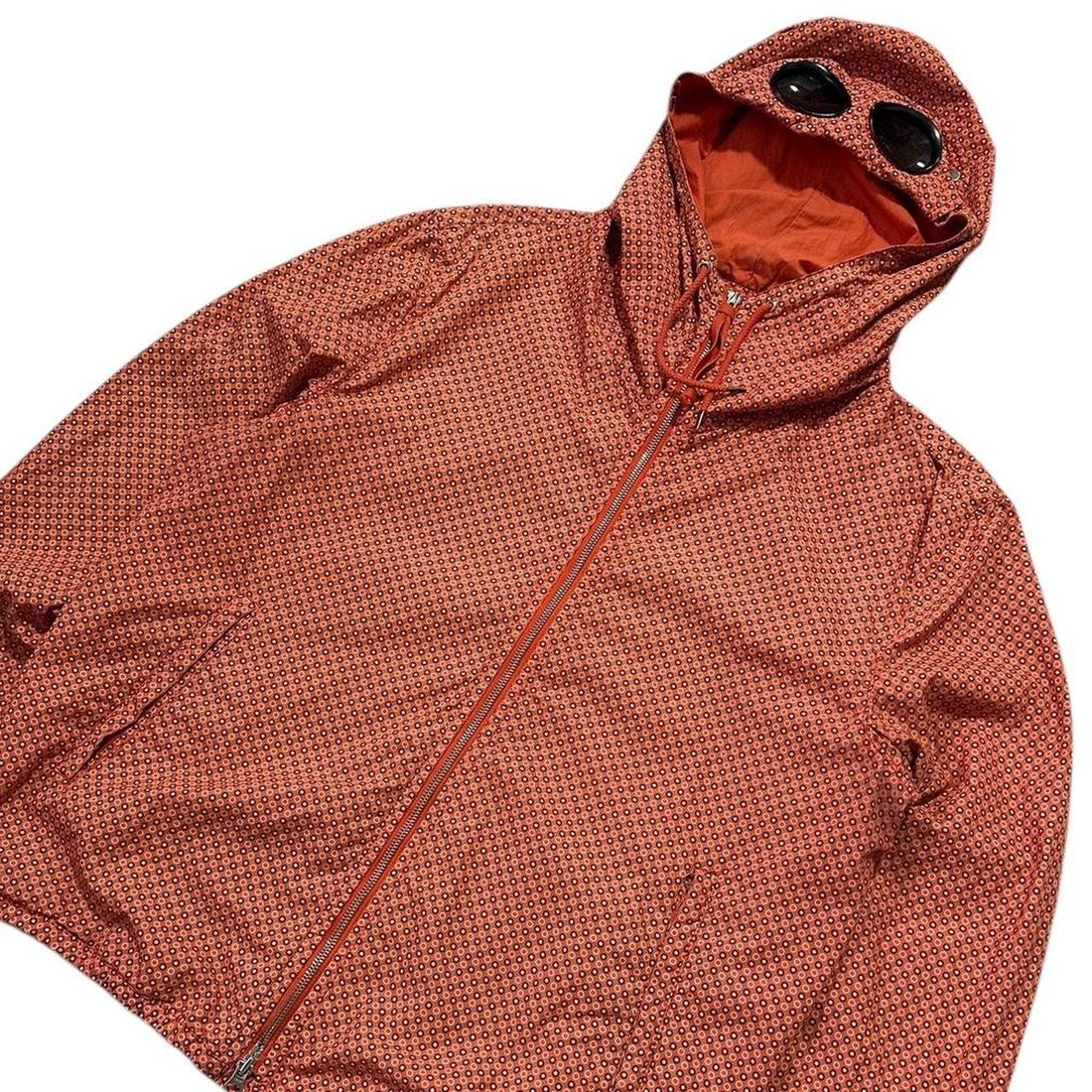 CP Company Orange Polka Dot Goggle Jacket