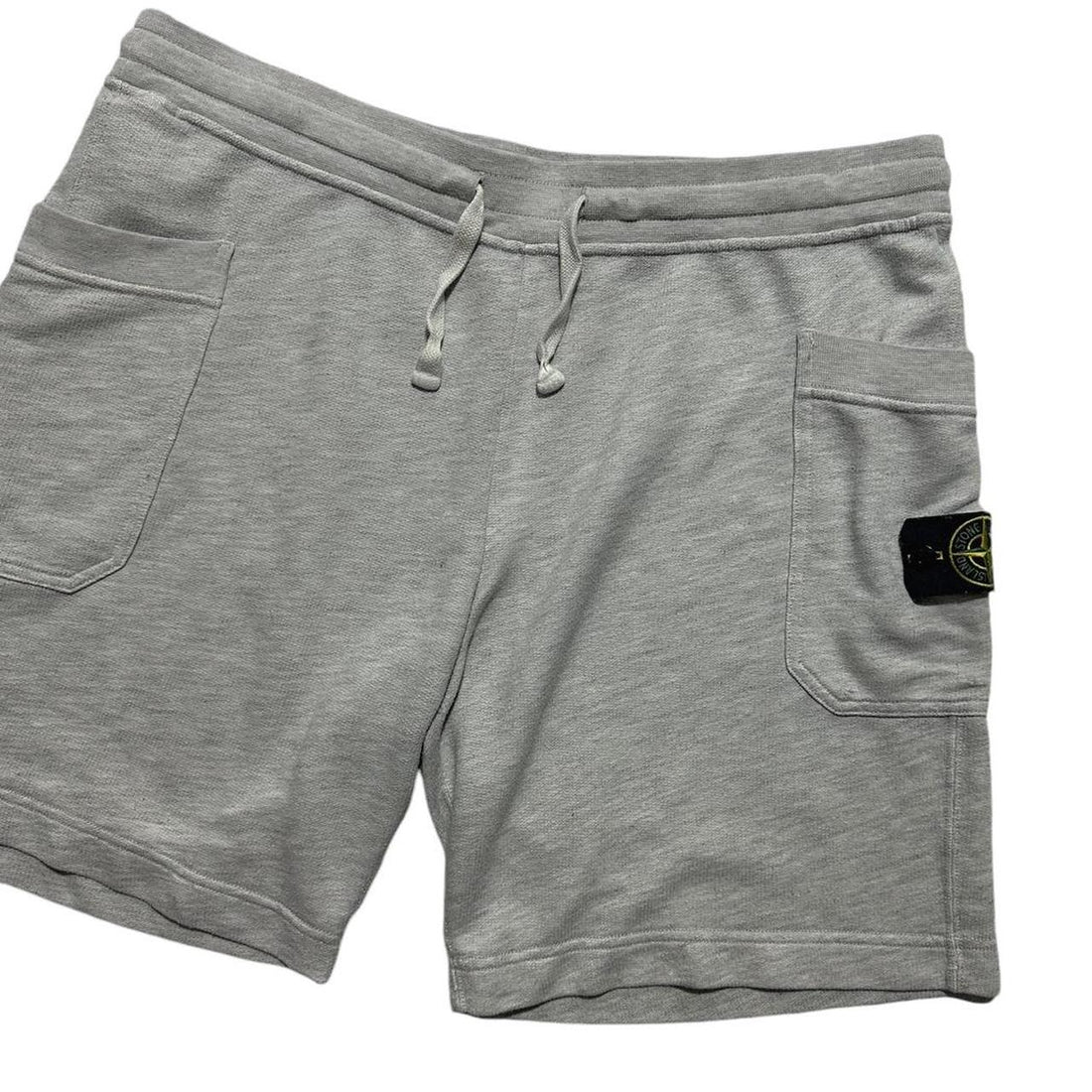 Stone Island Grey Cotton Shorts