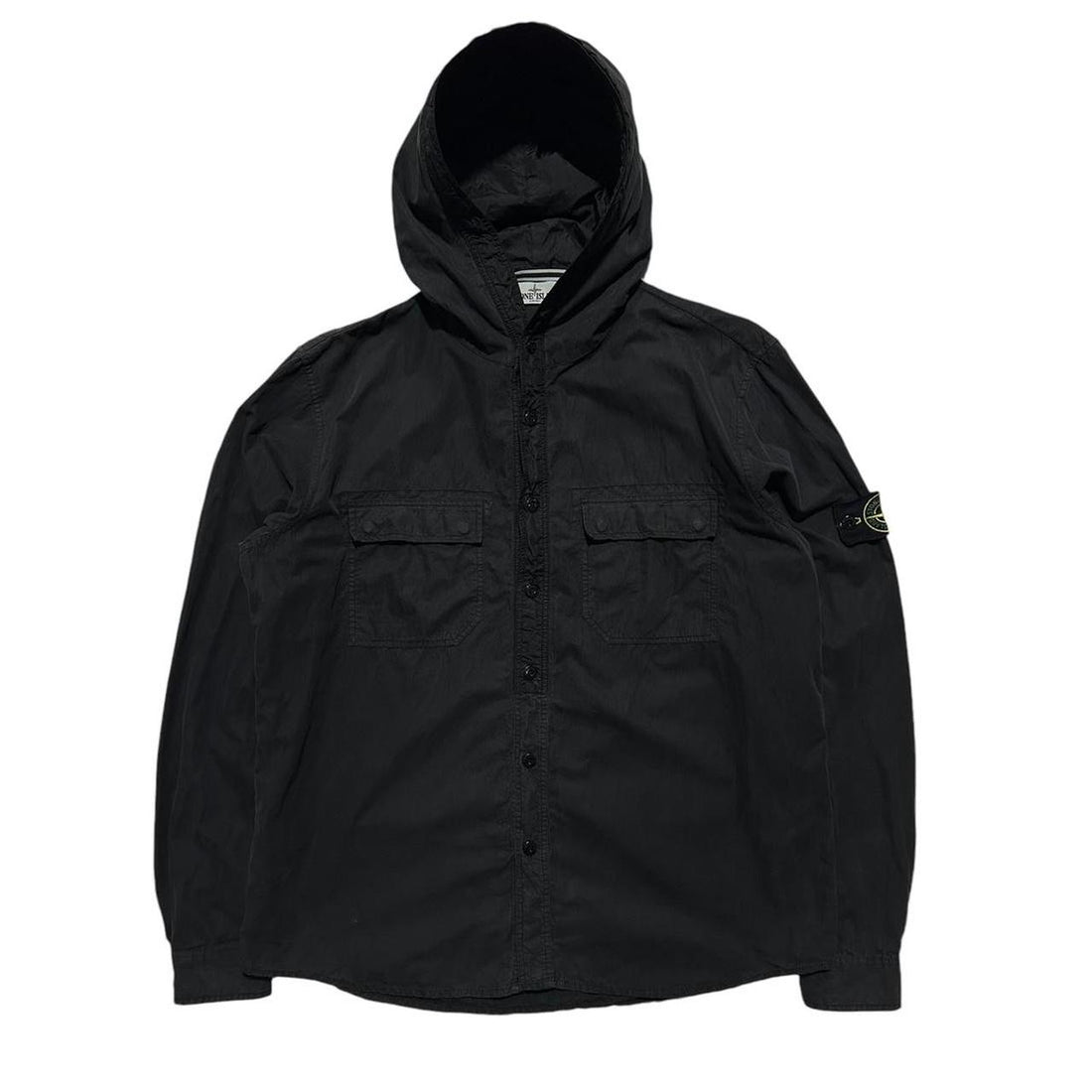Stone Island Hooded Canvas Shirt
