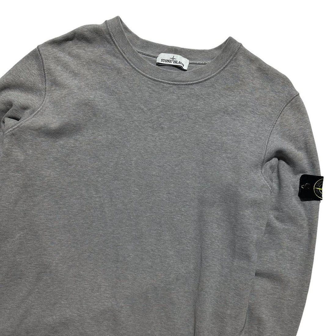Stone Island Grey Pullover Crewneck