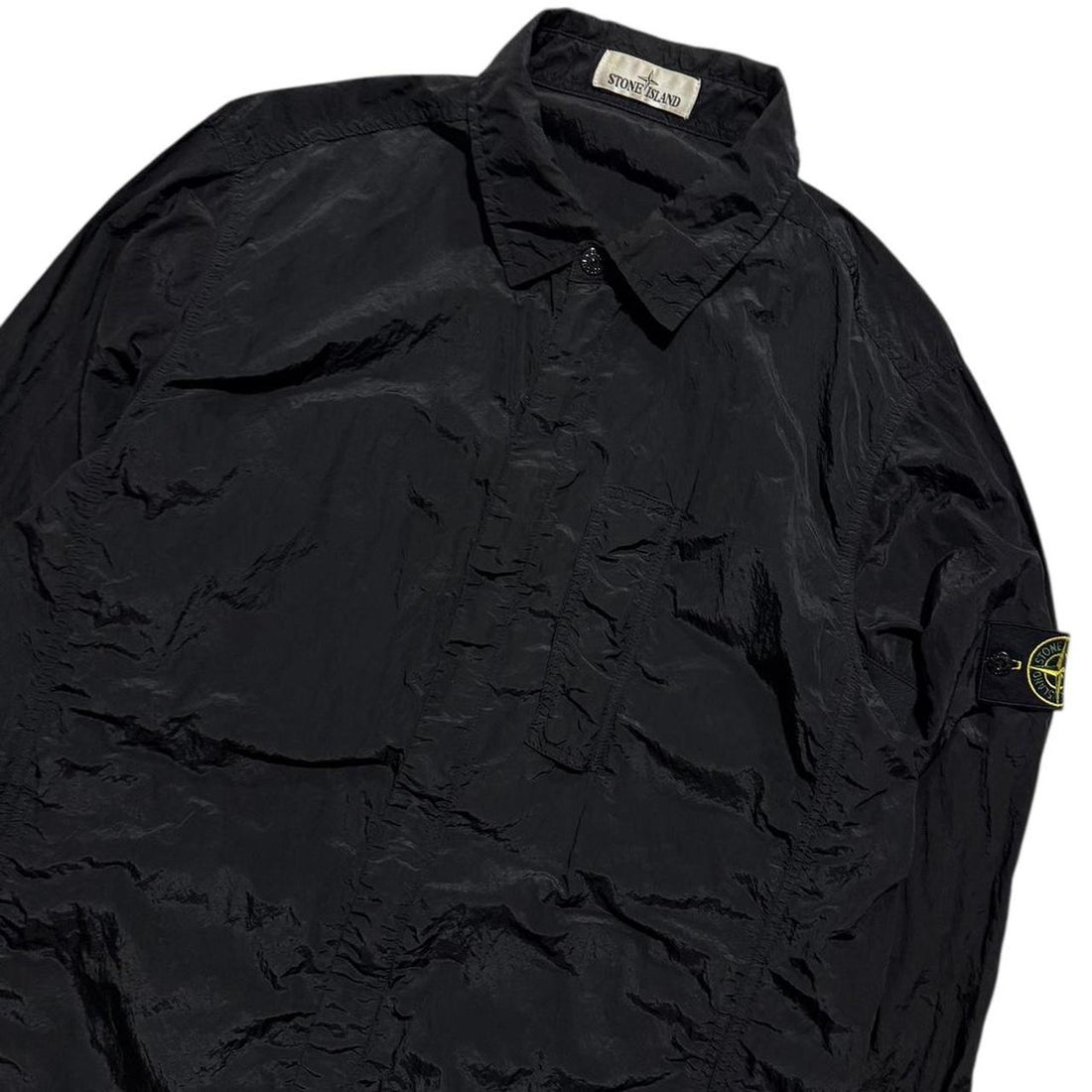 Stone Island Black Nylon Overshirt