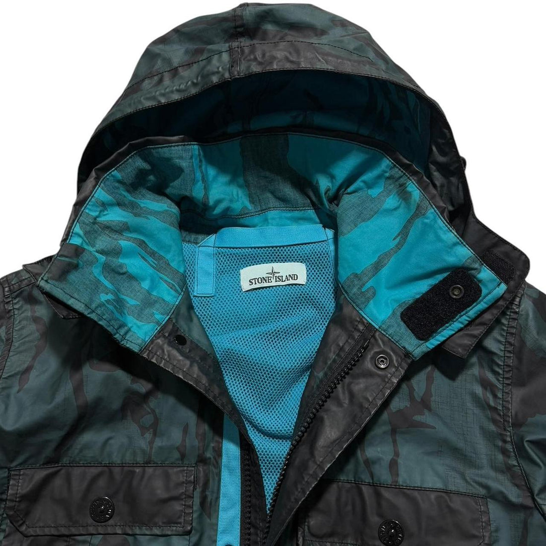 Stone Island 2015 Raso Gommato Reserve Camo Jacket