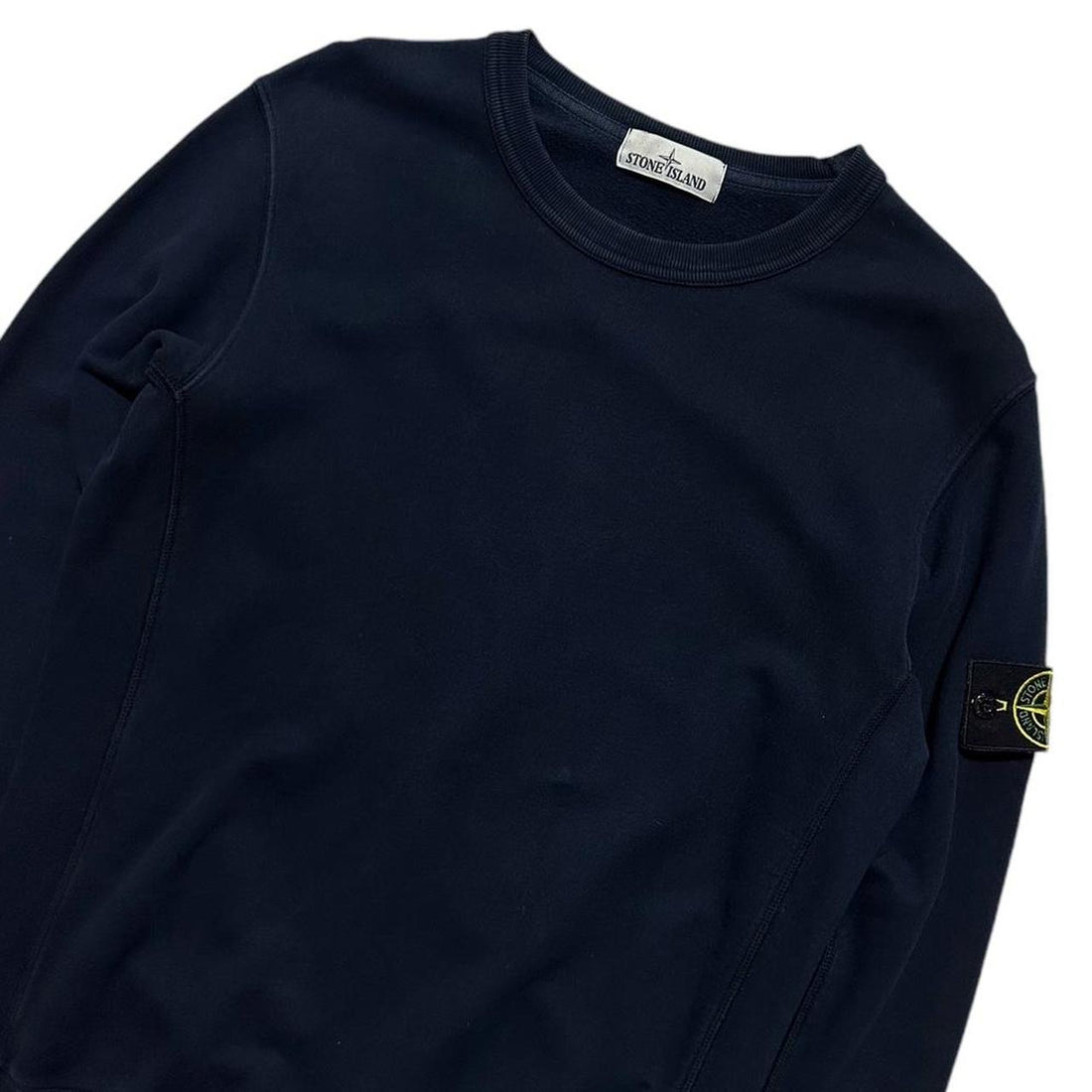 Stone Island Navy Pullover Crewneck
