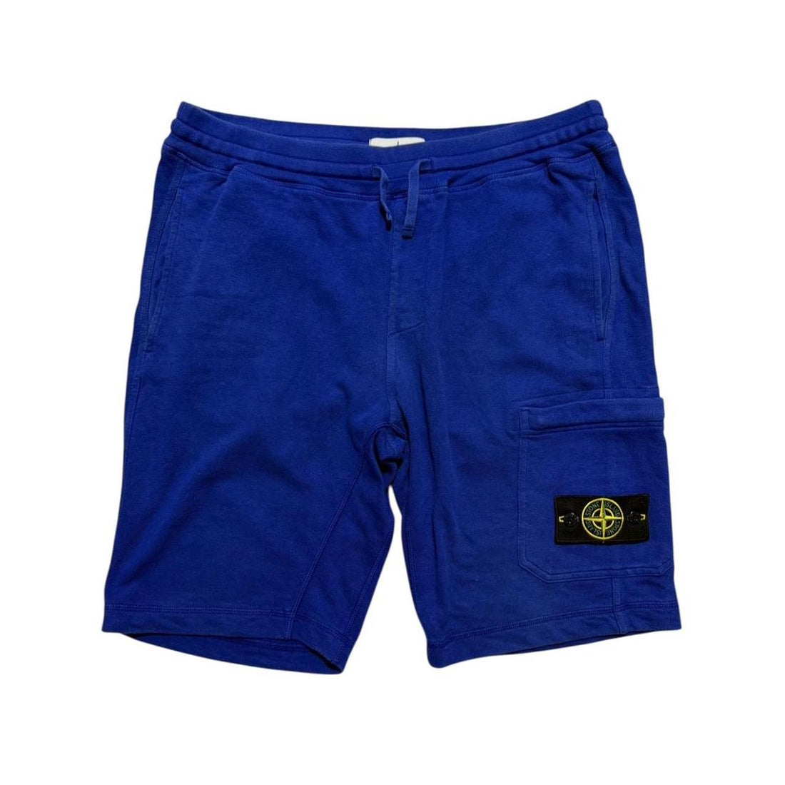 Stone Island Royal Blue Cotton Shorts