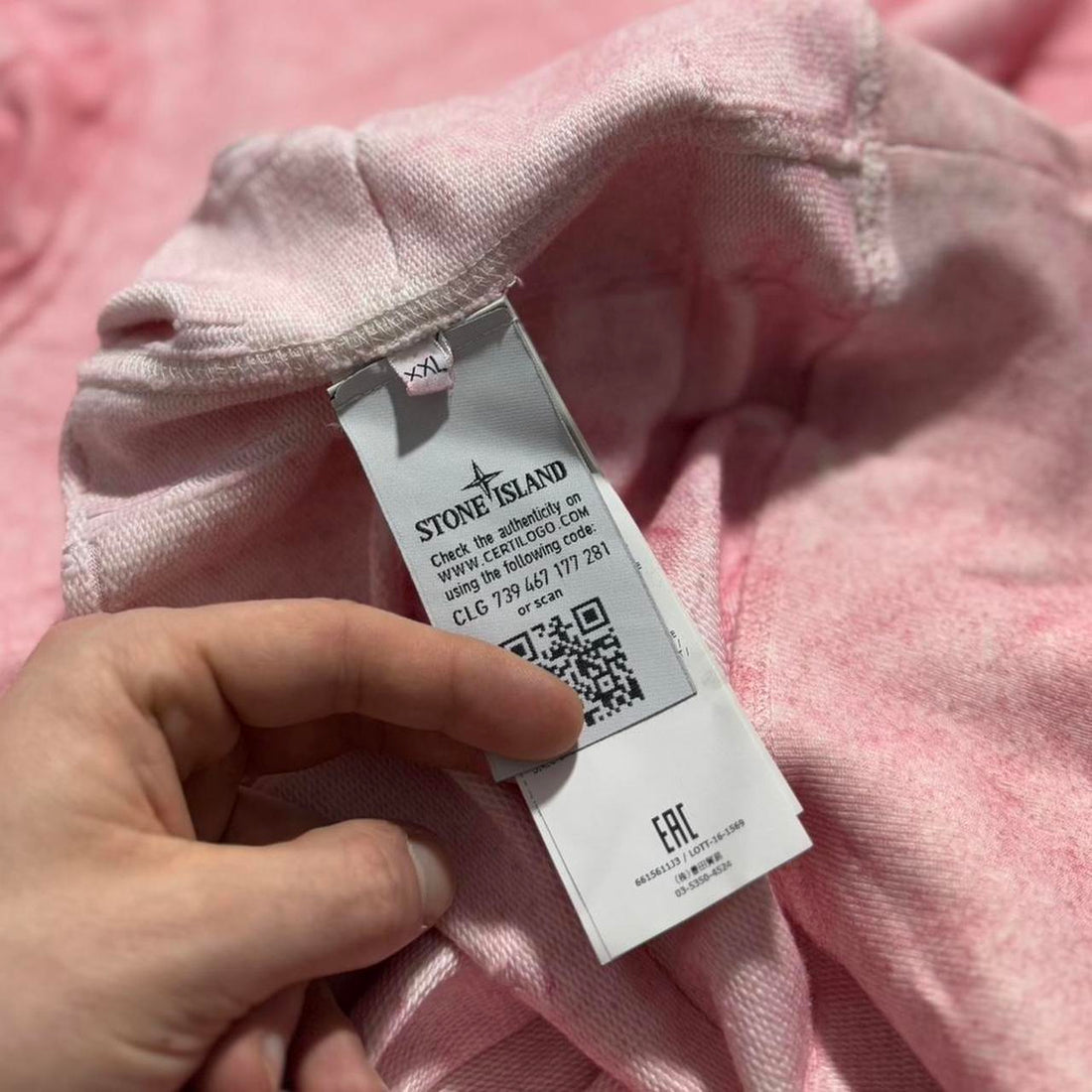 Stone Island Pink Dust Hoodie