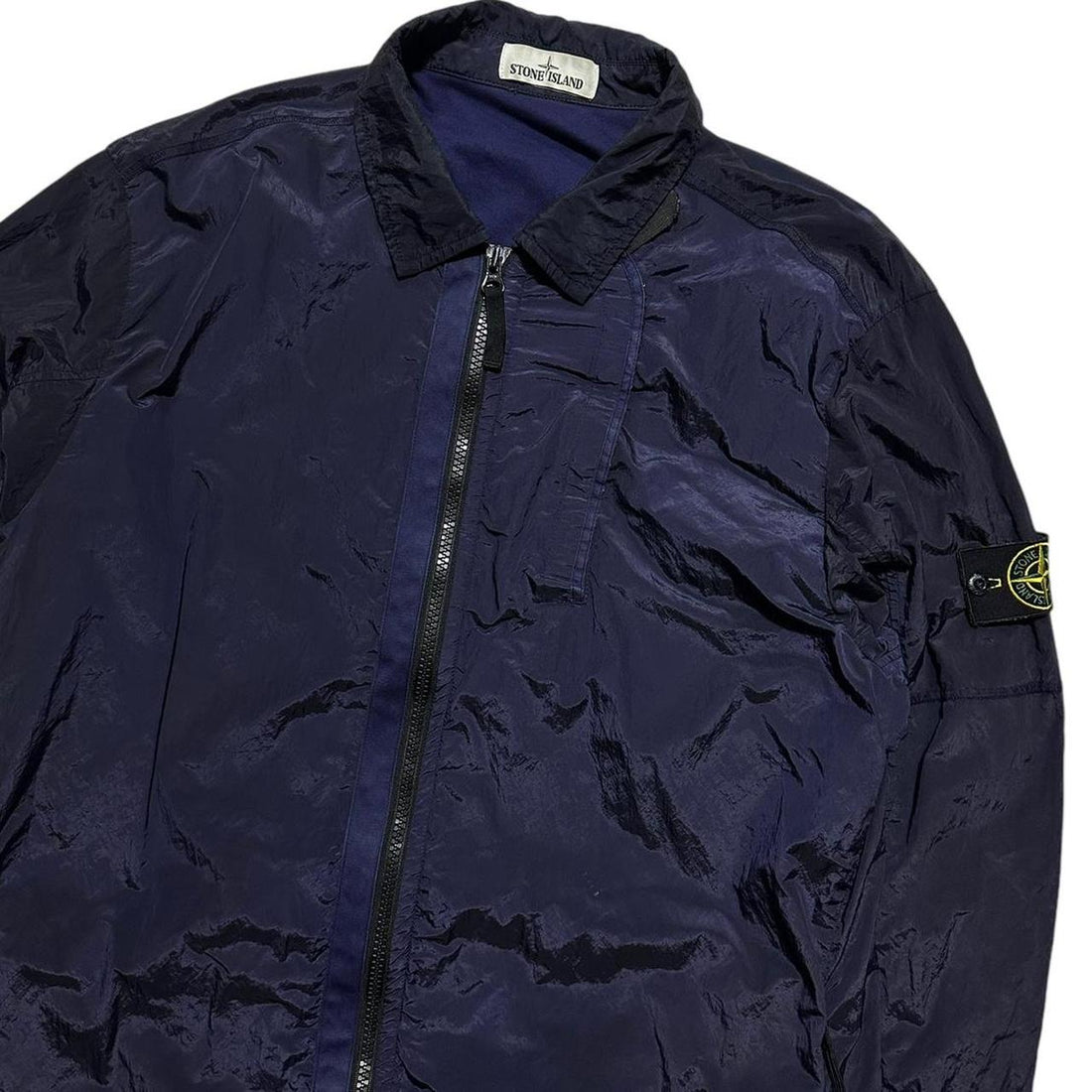 Stone Island Nylon Metal Blue Overshirt