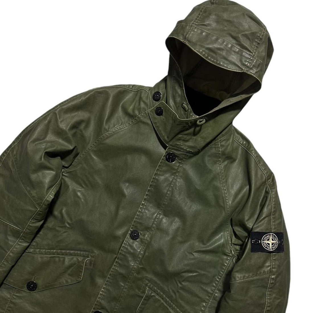 Stone Island A/W 2009 Waxed Ice Jacket