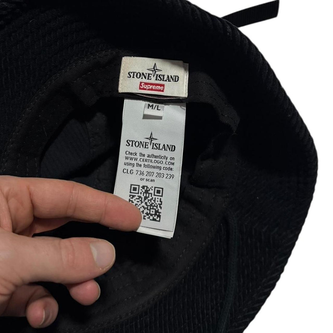 Stone Island Supreme Corduroy Bucket Hat
