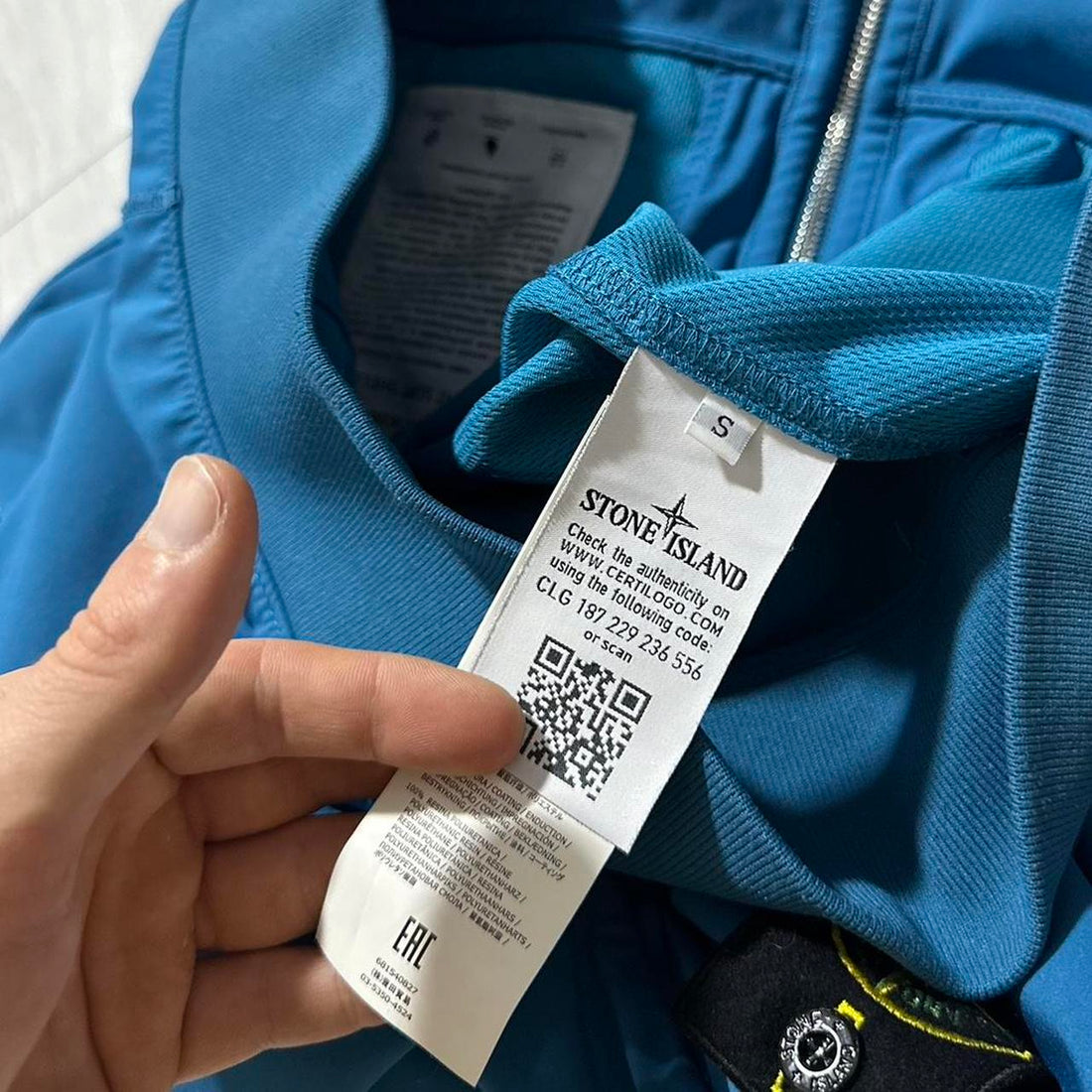 Stone Island Blue Light Soft Shell-R Jacket