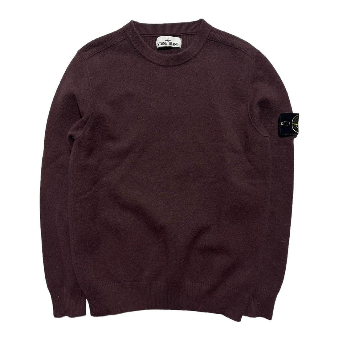 Stone Island Burgundy Pullover Jumper
