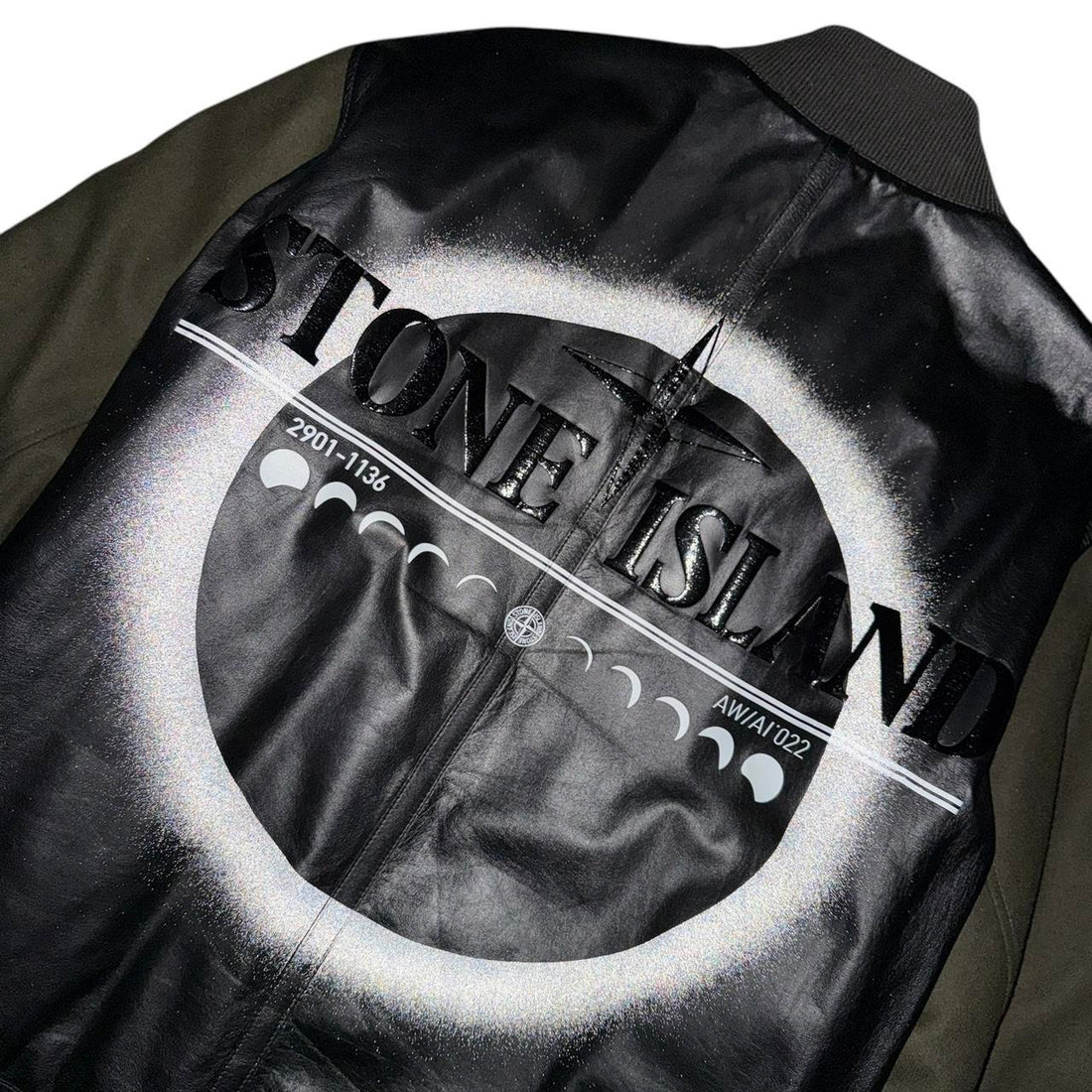 Stone Island Featherweight Leather Moon Jacket