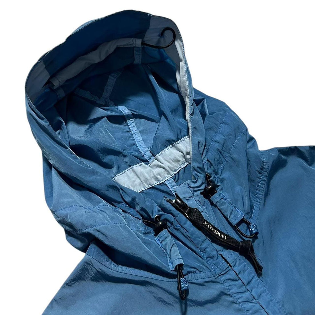 CP Company Nylon Blue Goggle Jacket