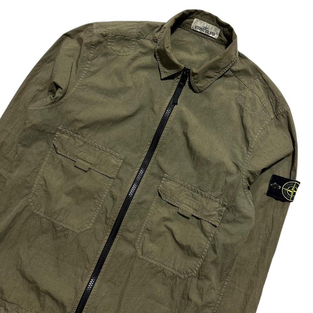 Stone Island Green Overshirt