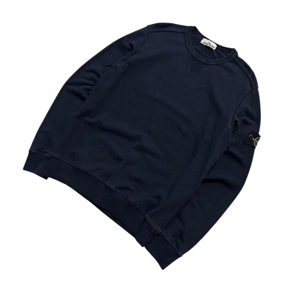 Stone Island Navy Pullover Crewneck