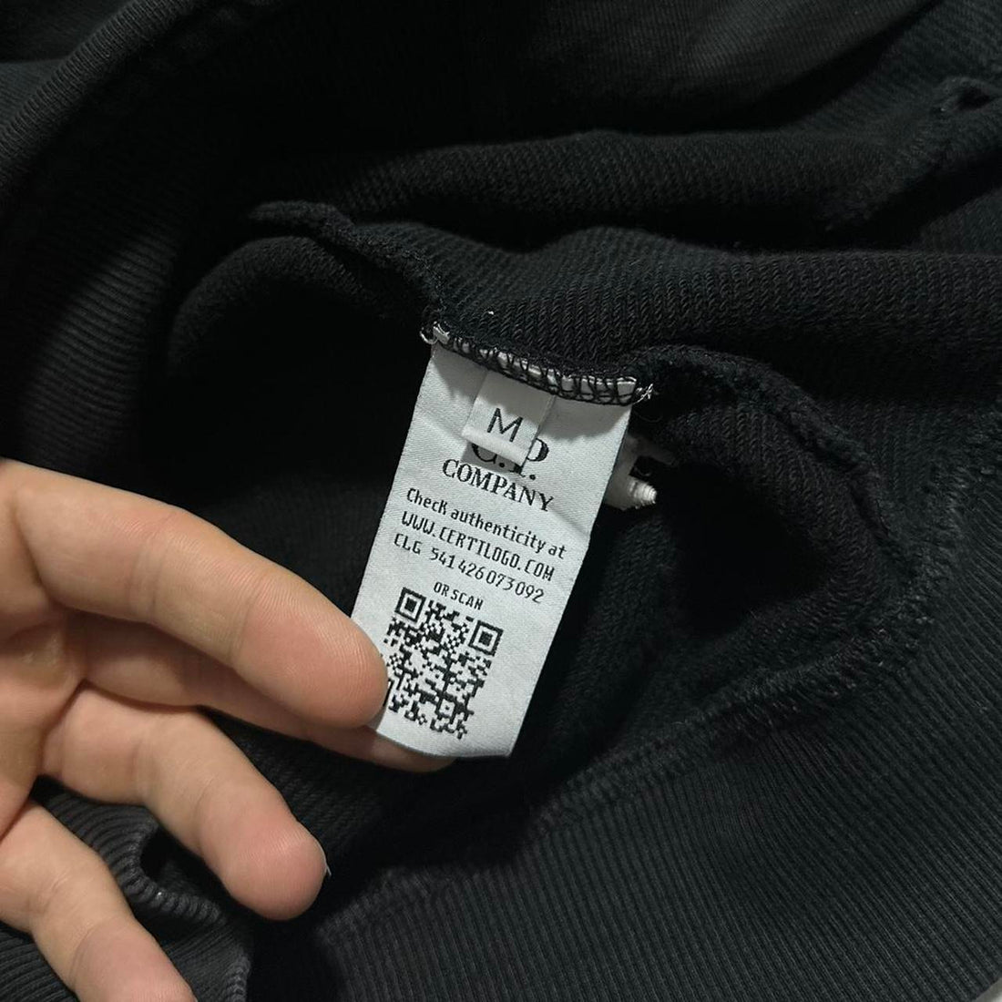 CP Company Black Goggle Hoodie