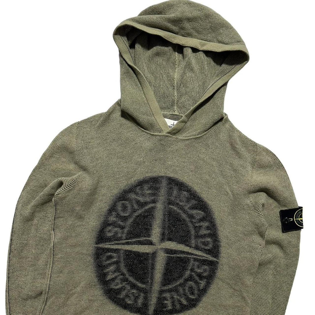 Stone Island Compass Logo Pullover Hoodie