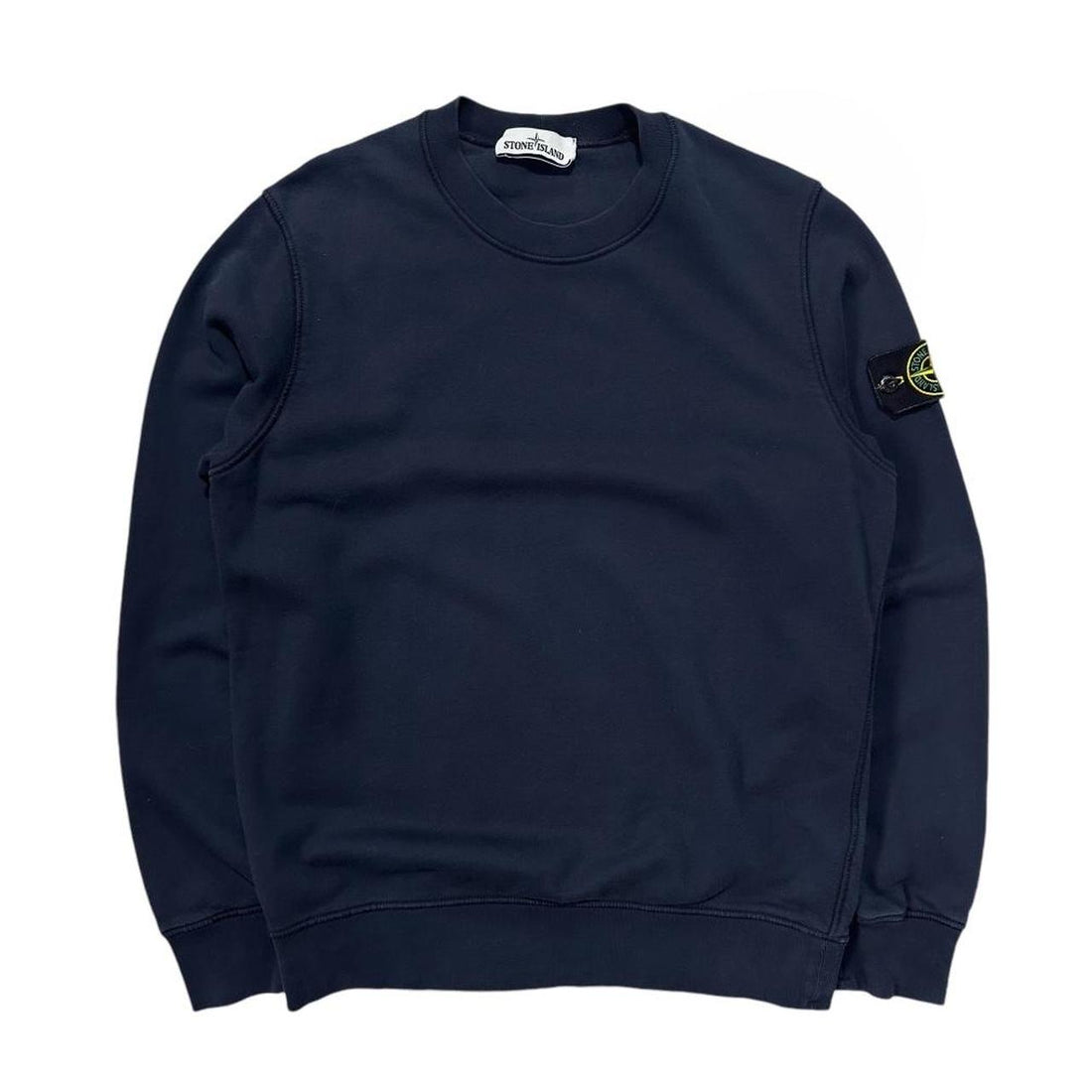 Stone Island Navy Pullover Crewneck