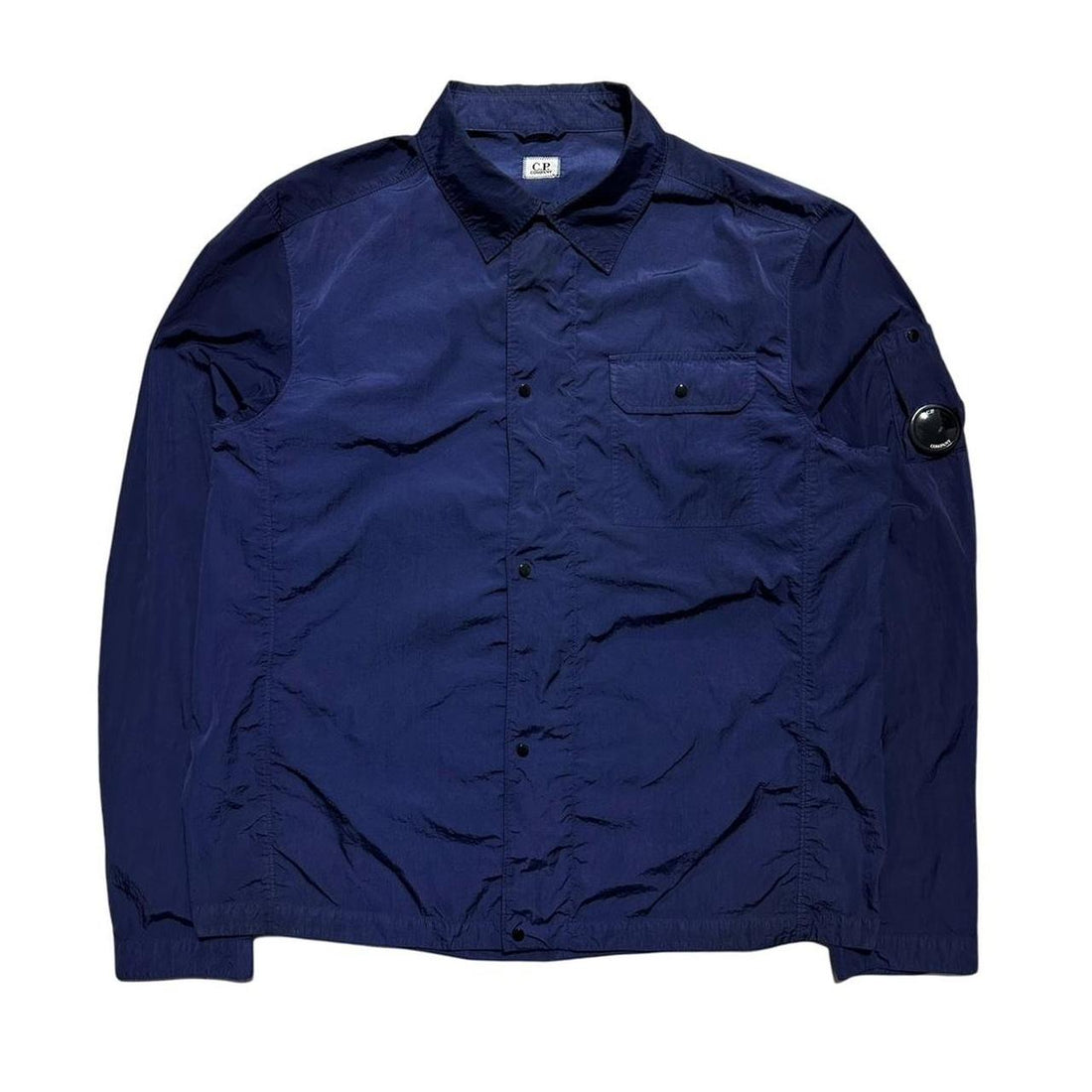 CP Company Blue Nylon Overshirt