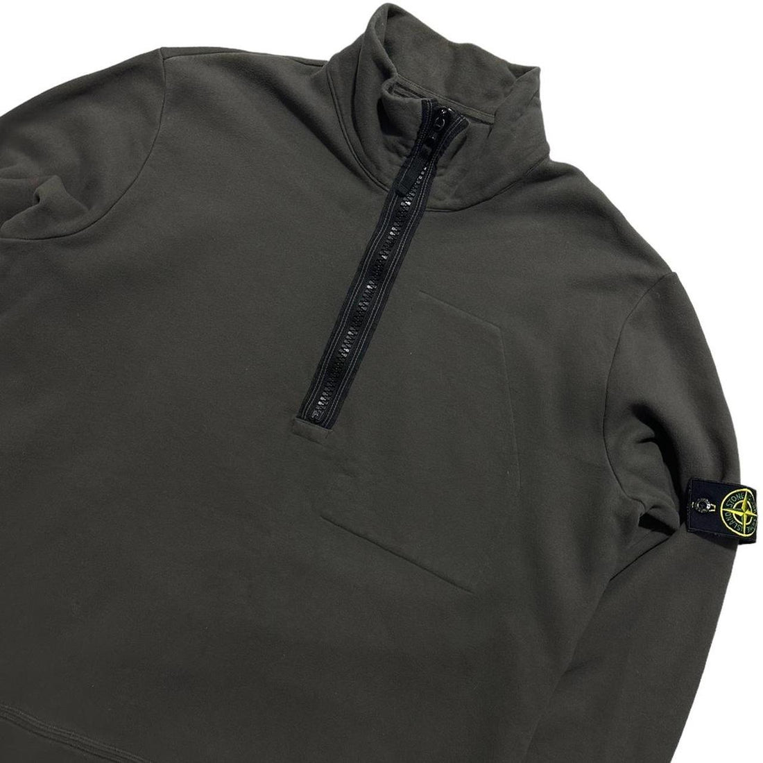 Stone Island Zip Down Pullover