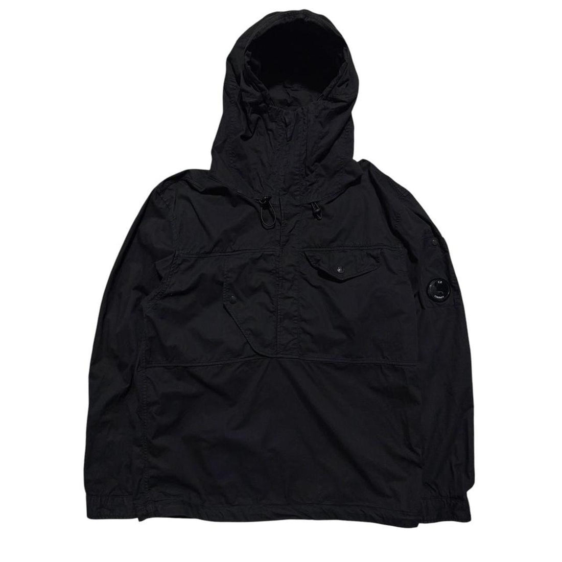 CP Company Black Canvas Pullover Jacket