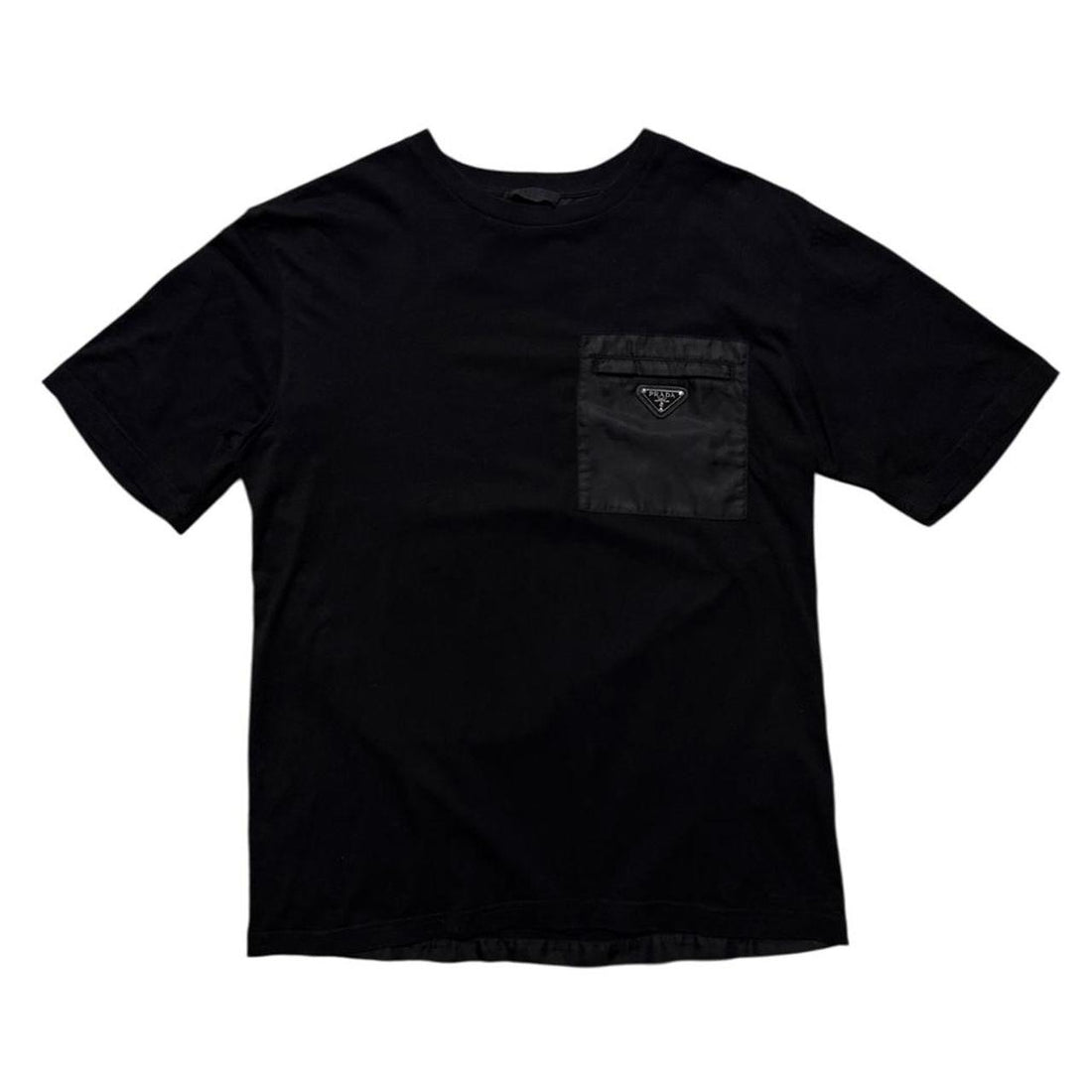 Prada Re Nylon Black Pocket T-Shirt