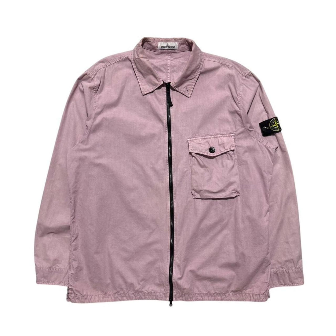 Stone Island Pink Canvas Overshirt