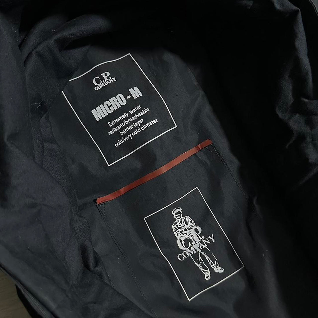 CP Company Navy Nylon Micro-M Goggle Jacket