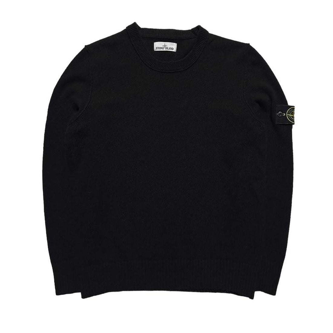 Stone Island Black Pullover Crewneck