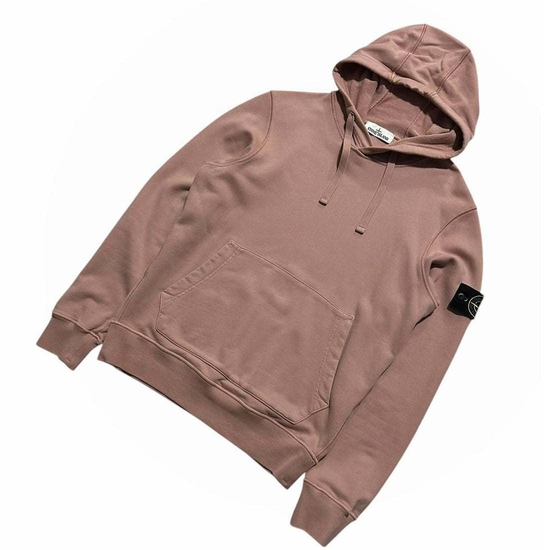 Stone Island Dust Pink Pullover Hoodie