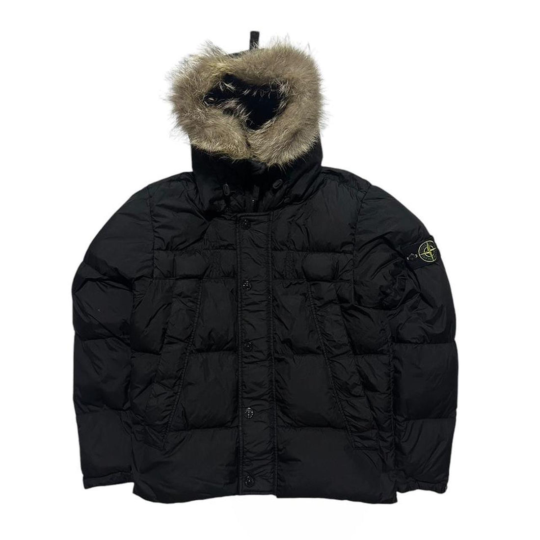 Stone Island Garment Dyed Crinkle Reps Down Jacket