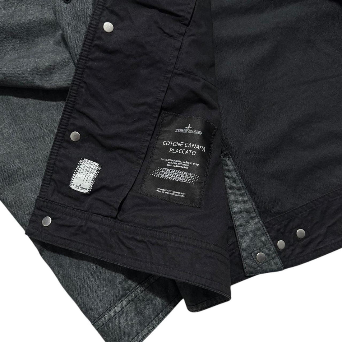 Stone Island Shadow Project Cotone Canapa Placcato Jacket