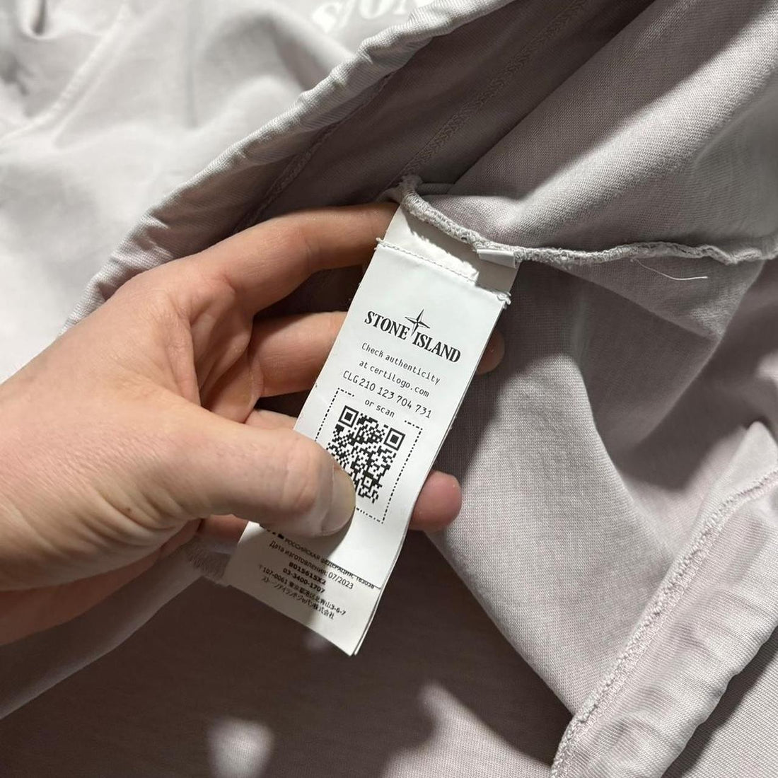 Stone Island Marina Print Pastel Pullover Hoodie