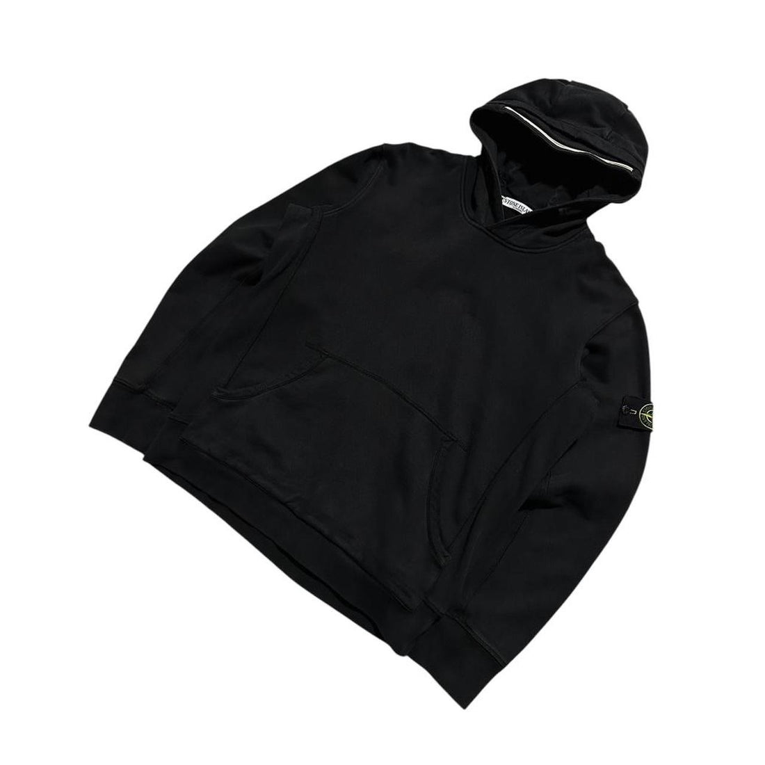 Stone Island Black Heavy Pullover Hoodie