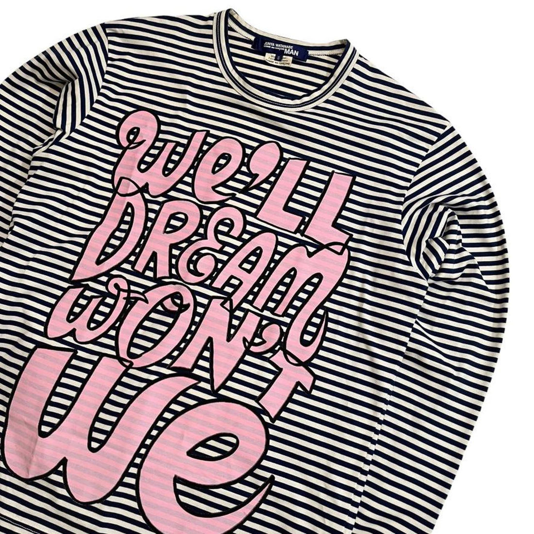 Comme Des Garçons Junya Watanabe Striped Print Top